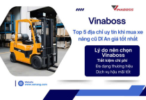 Top 5 địa chỉ uy tín khi mua xe nâng cũ tại Dĩ An, Bình Dương giá tốt nhất