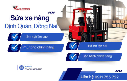 Sửa xe nâng tại Định Quán, Đồng Nai uy tín