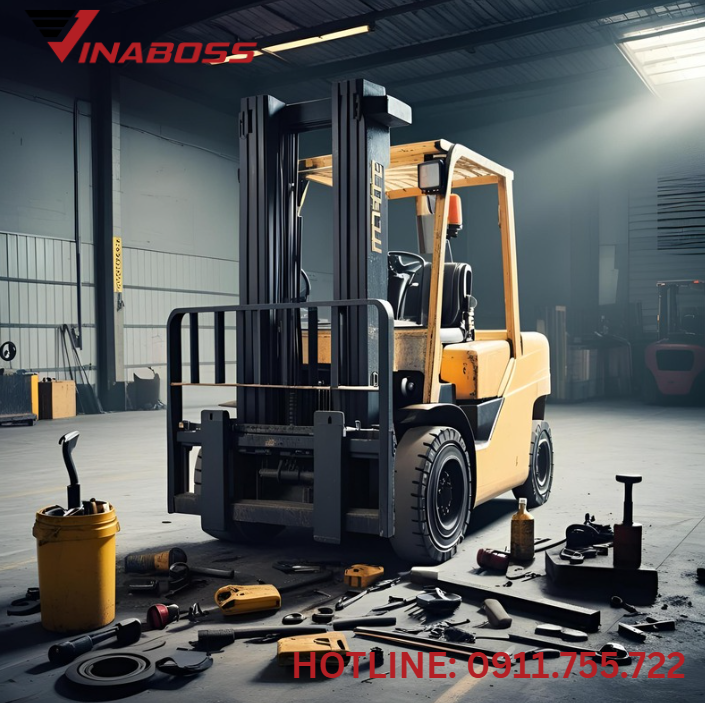 Sửa chữa xe nâng, kiểm tra toàn diện