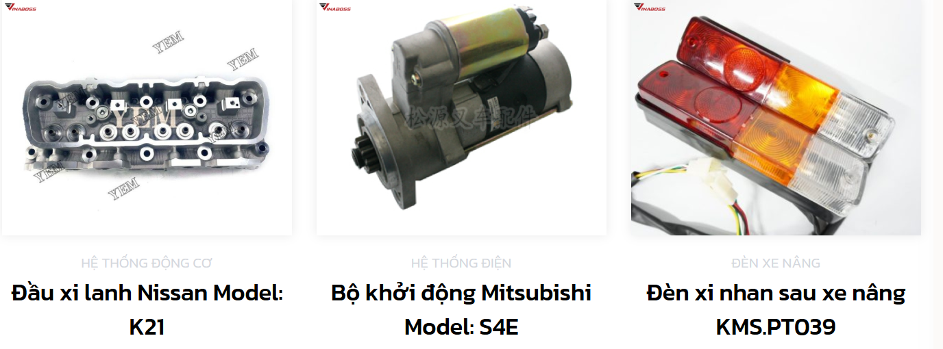 sửa chữa xe nâng, phụ tùng thay thế chính hãng