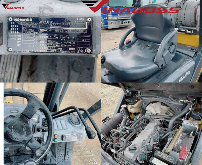 Xe Nâng Komatsu Model FG25NT-16