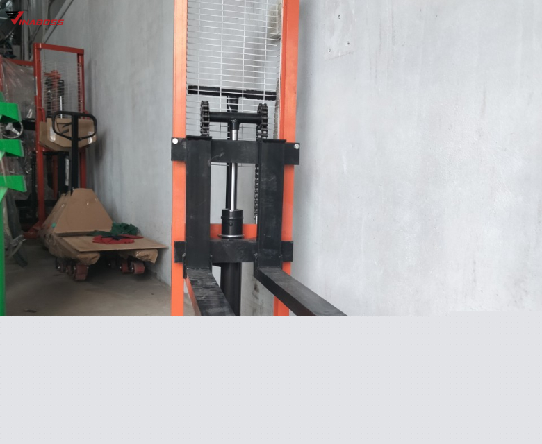 Xe nâng tay cao 500 kg nâng cao 1,2m. Model A0.5/12