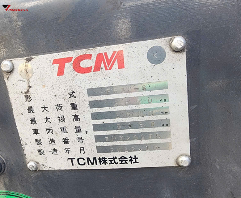 Xe Nâng Điện Ngồi Lái TCM FB30-8