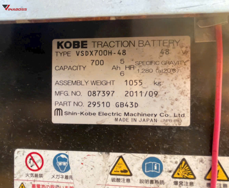 Xe Nâng Điện Ngồi Lái NISSAN P1B2R20